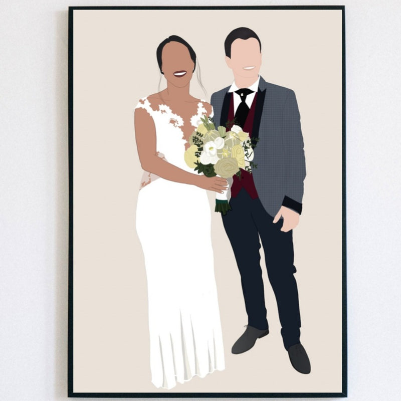 Wedding custom portrait - Lauraussie