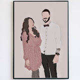 Couple custom Portrait - Lauraussie