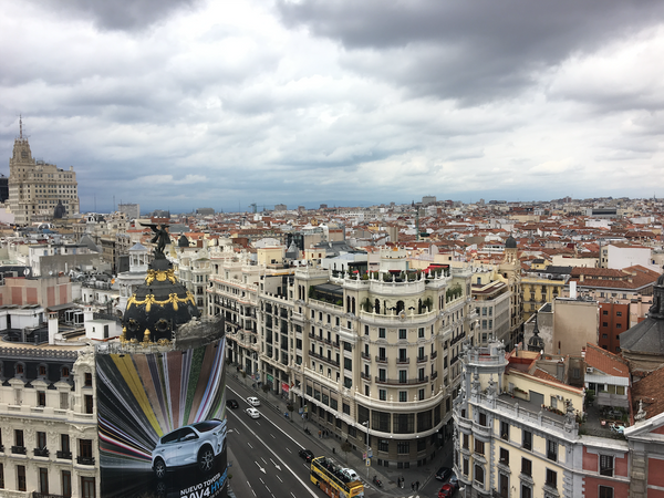 Madrid Gran Via Poster